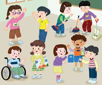 (주)천재교과서 도덕(3～4학년군)4 45쪽 현행내용 이미지