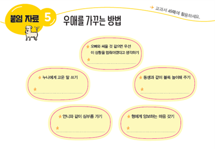 (주)천재교과서 도덕(3～4학년군)3 150쪽 수정내용 이미지