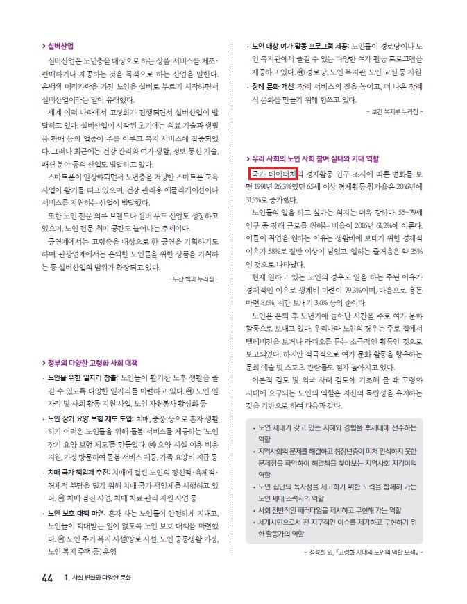 (주)아이스크림미디어 사회3-2지도서(전자저작물 포함) 44쪽 수정내용 이미지