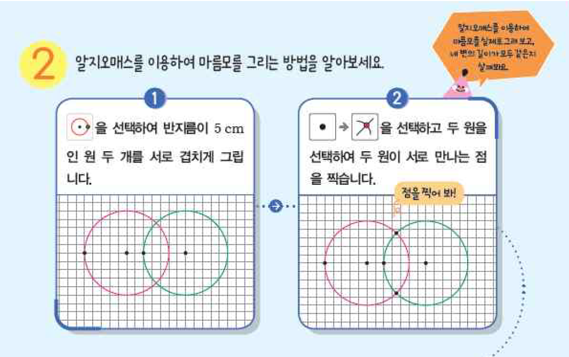 (주)비상교육 수학4-2 47쪽 수정내용 이미지