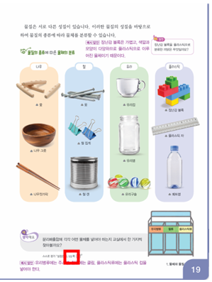 동아출판(주) 과학3-2지도서(전자저작물 포함) 135쪽 현행내용 이미지