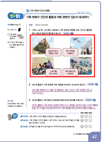 동아출판(주) 과학4-2지도서(전자저작물 포함) 323쪽 현행내용 이미지