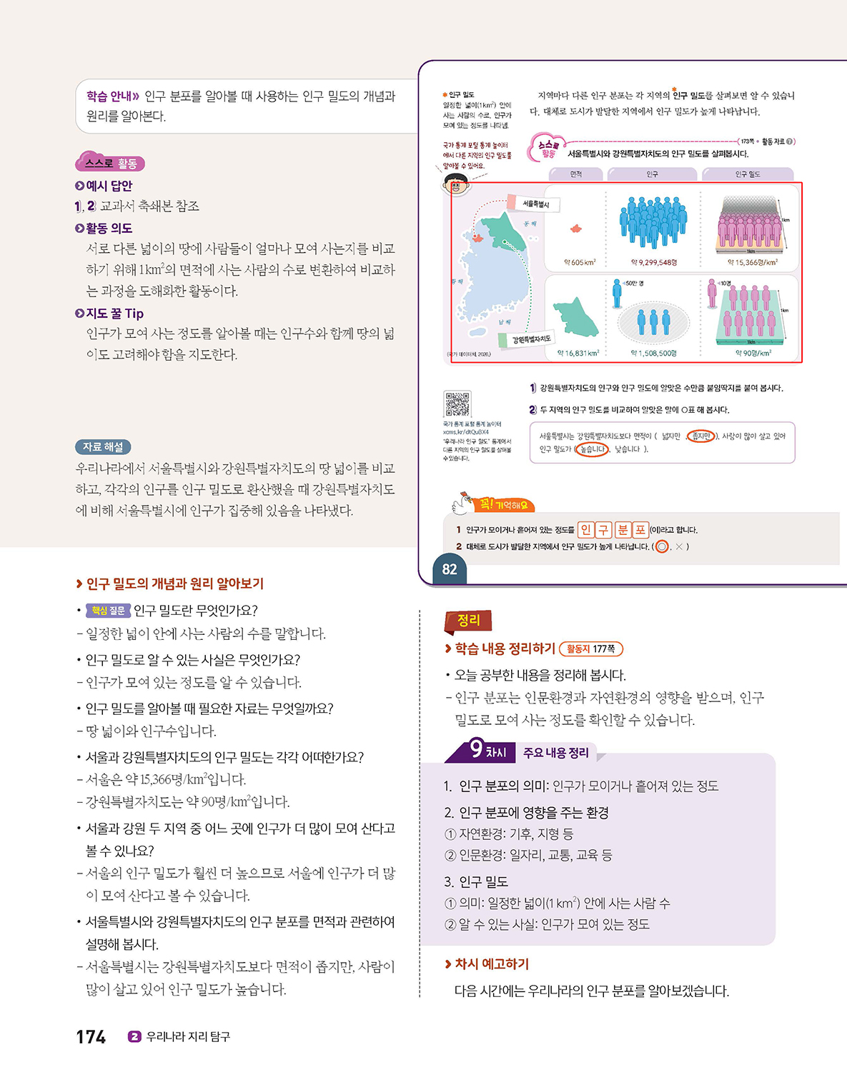 (주)아이스크림미디어 사회5-1지도서(전자책등 포함) 174쪽 수정내용 이미지