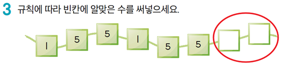 동아출판(주) 수학(1～2학년군)1-2 122쪽 수정내용 이미지