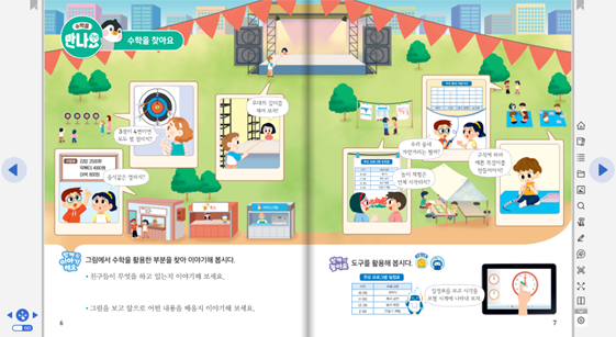 동아출판(주) 수학(1～2학년군)2-2(전자책등 포함) 전자책등 교과서 차시 수업쪽 현행내용 이미지