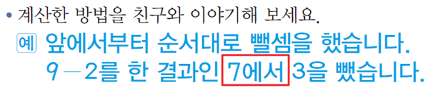 동아출판(주) 수학(1～2학년군)1-2(전자책등 포함) 184쪽 수정내용 이미지