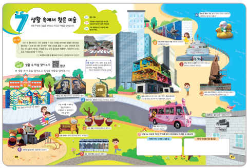 (주)지학사 미술3~4지도서 281쪽 현행내용 이미지