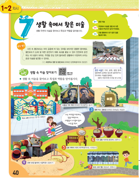 (주)지학사 미술3~4지도서 282쪽 현행내용 이미지